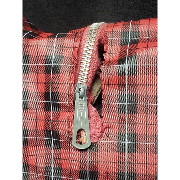 Vintage Brunswick Tan Leather Brown Grommets Split Toe Bowling Shoes Travel Bag - Picture 12 of 14